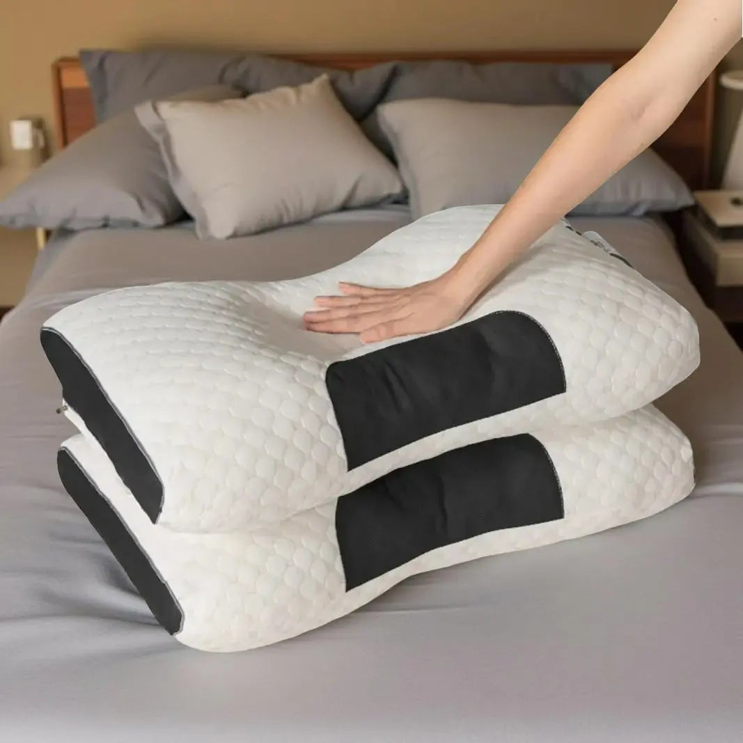 Adjustable orthopedic pillow – conforms to your neck’s shape for personalized comfort