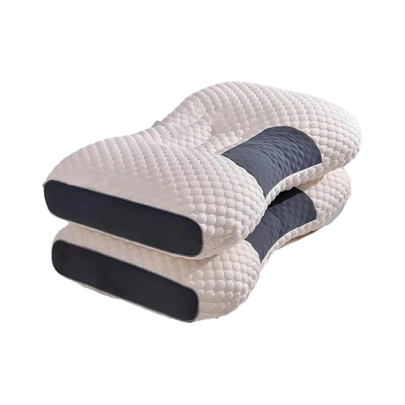 Premium memory foam neck pillows – stackable for storage, designed for pressure point relief