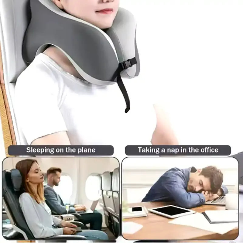 Travel pillow card – shows packaging and product details for easy purchase decision